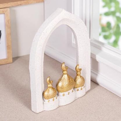 Ramadan Celebration Statue - This Beautifully Handcrafted Resin Ornament Features Intricate Detailing and Makes a Meaningful - color: Ramadan Celebration Statue