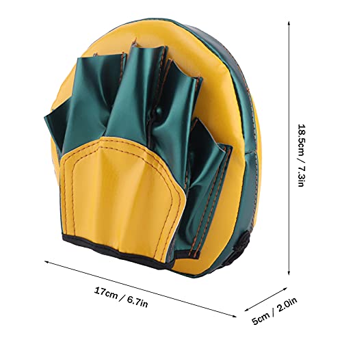 OUKENS Boxing Pads Mini Focus Mitts,PU Leather Boxing Curved Focus Punching Mitts Kids Mini Boxing Gloves Pads Boxing Target Pads for Kickboxing, MMA, Muay Thai, Punching Target, Martial Arts - color: 1 piece Yellow