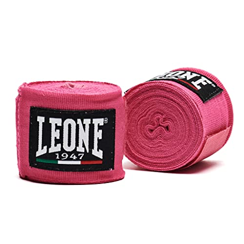 LEONE 1947, Hand Wraps Black - color: pink, size: 3,5 m