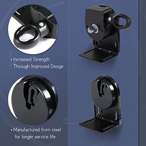 Roller Blind Installation Bracket Replacement Parts - color: Black