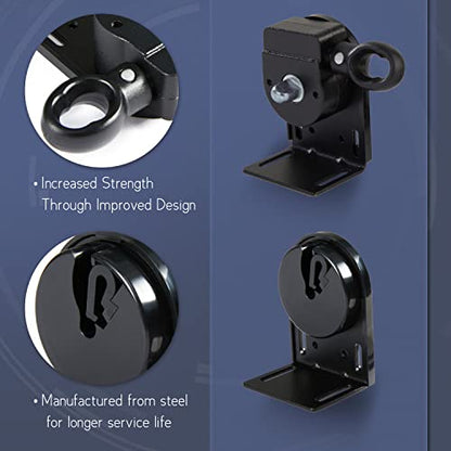 Roller Blind Installation Bracket Replacement Parts - color: Black