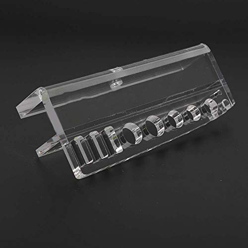 High Transparency Acrylic Board Aquarium Tools Rack, 13x5.5x2cm, Crystal Clear Storage Organizer - Durable Thickened Design, Convenient Tool Management, Ideal for Water Plants an
