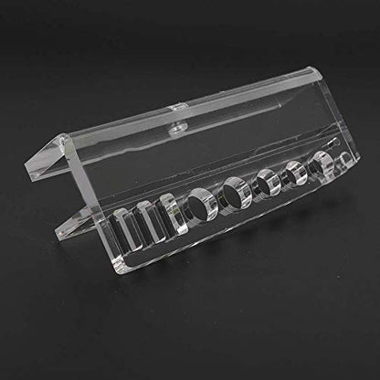 High Transparency Acrylic Board Aquarium Tools Rack, 13x5.5x2cm, Crystal Clear Storage Organizer - Durable Thickened Design, Convenient Tool Management, Ideal for Water Plants an