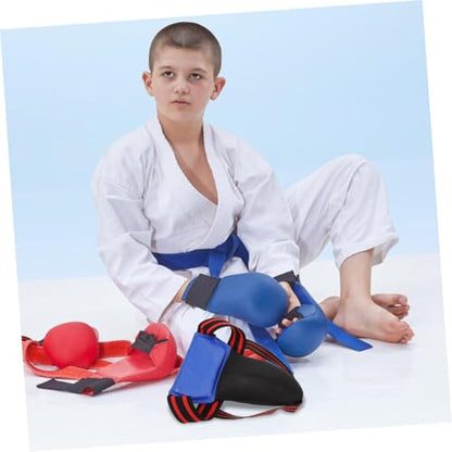 Kids Boxing Groin Guard Protector Ventilated Athletic Cup for Taekwondo Martial Arts Comfortable Crotch Protector for Boys for Sparring and Combat Sports