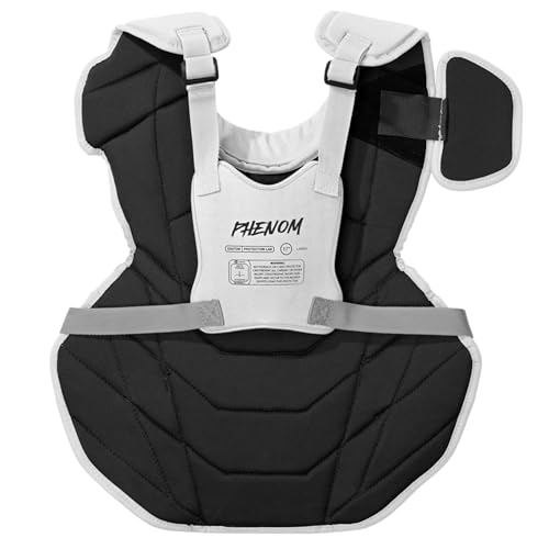 Easton | Phenom Series Catcher's Chest Protector | NOCSAE Certified - color: White, size: Adult