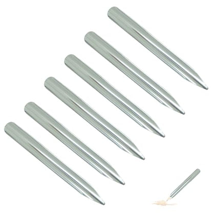 6Pcs Lab Spatula Set Stainless Steel Microspoon Scooper Metal Bead Scoop Spatulas Sampling Spoons for Beading Sample Transfer Lab Scoops Mixing Scientific Tools