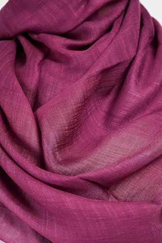 Soft Hijab Scarf 100% Modal | Lightweight | Breathable For Women - color: Berry
