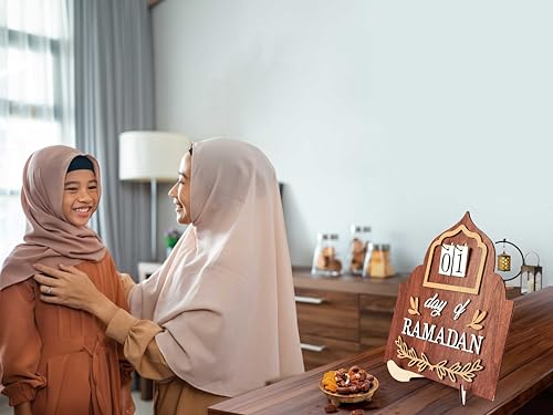 OLEEK Ramadan countdown calendar - Ramadan decorations for home 2026 - Ramdan calendar for kids - Ramadans gifts for kids - ramadan calendar 2026 - ramadan advent calendar - زينة رمضان كريم ديكور