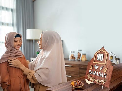 OLEEK Ramadan countdown calendar - Ramadan decorations for home 2026 - Ramdan calendar for kids - Ramadans gifts for kids - ramadan calendar 2026 - ramadan advent calendar - زينة رمضان كريم ديكور