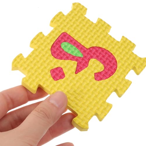 ERINGOGO 36pcs Arabic Mats Numbers Foam Puzzle Foam Playmat for Babies Baby Crawling Toys Puzzle Play ABC Kids s Arabic Letter Eva Child Floor Brick