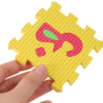 ERINGOGO 36pcs Arabic Mats Numbers Foam Puzzle Foam Playmat for Babies Baby Crawling Toys Puzzle Play ABC Kids s Arabic Letter Eva Child Floor Brick