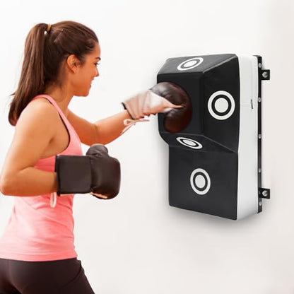 Wall Mount Punching Bag, Wall Mount Uppercut Boxing Training Target, Heavy Wall Punching Bag with Marking Points, Wall Punch Bag Fitness for Bedroom Gym Living Room