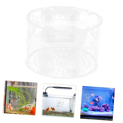 Fish Breeding Box for Aquarium Isolation Chamber Floating Cover Nursery Tank Accessory for Fish Hatchery and Observation