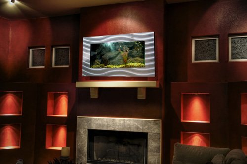 Aussie Aquariums 2.0 Wall Mounted Aquarium - Verticali Brushed Silver