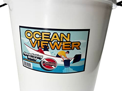 Underwater Viewer Bathyscope Bucket Perfect for Boating, Snorkeling and Fishing