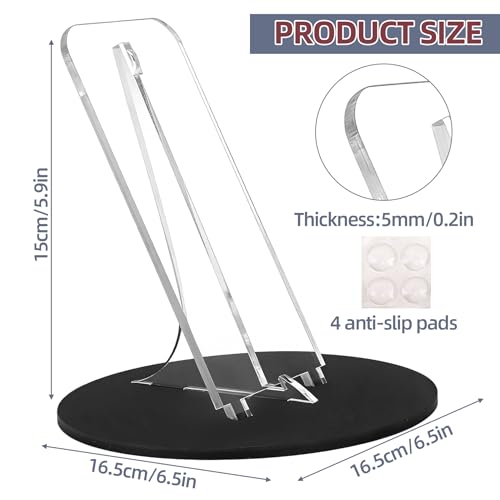 Baseball Glove Display Stand Baseball Glove Holder for Batting Gloves and Fielder's Gloves, Black and Clear