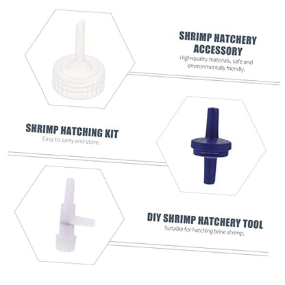 Abaodam 2sets Aquarium Artemia Hatching Tools Easy to Use Hatchery Kit for Fish Eggs and Shrimp Practical Accessories for Improved Survival Rate Set