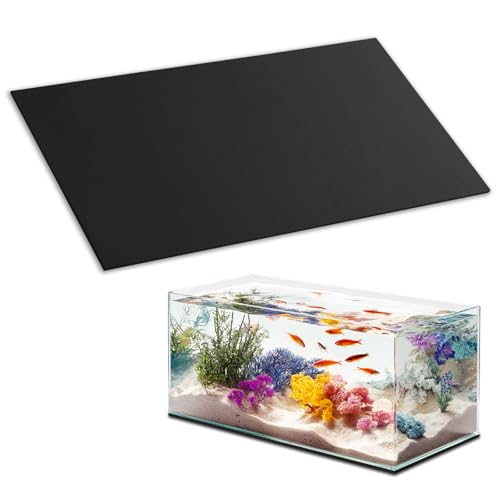 15 x 23 Inch Fish Tank Pad, Aquarium Leveling Mat, Black | Water-Resistant Surface, Easy to Cut, Helps Cushion the Tank Base, Suitable for Aquariums and Terrariums - color: Black, size: 15 x 23in