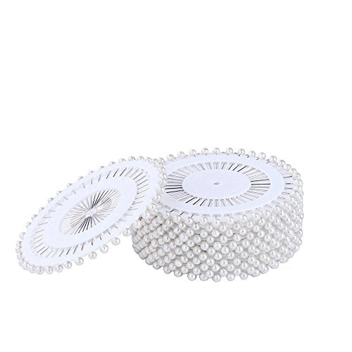 DECORA 480 Pieces Silver Round Pearl Head Straight Pins for Hand Crafts and Sewing Projects Decoration. - color: Ct023m3p1us1