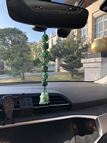 Home Decor Hanging Ornaments - Green Aventurine Gemstone Set for Feng Shui and Reiki - color: A-style 7