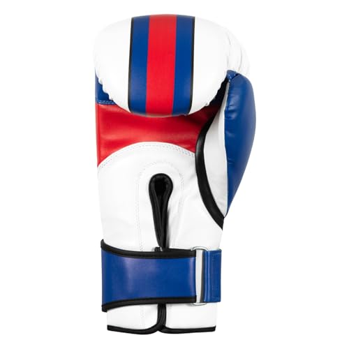 Title Boxing World Bag Boxing Gloves - color: Blue/White/Red, size: 12 oz