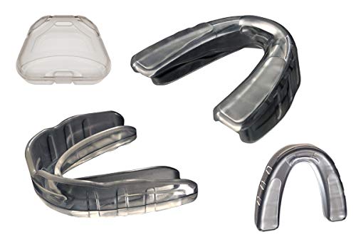 Boil and Bite Mouth Guard (Youth & Adult) SA Custom Fit Sport Mouthpiece for Basketball, Karate, Martial Arts, Wrestling, MMA (Free Case Included!) - size: Youth - Ages 10 & Below, style: 1-pack