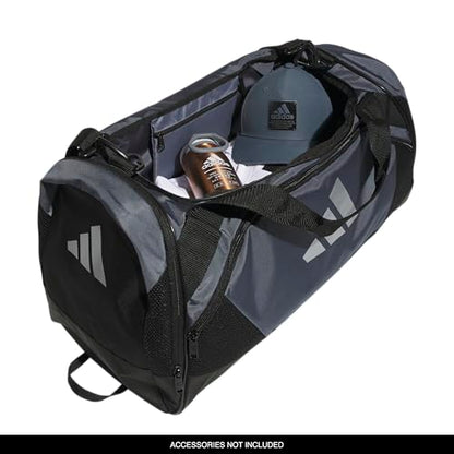 adidas Unisex Team Issue Sports Duffel Bag for Men and Women - color: Onix Grey/Black