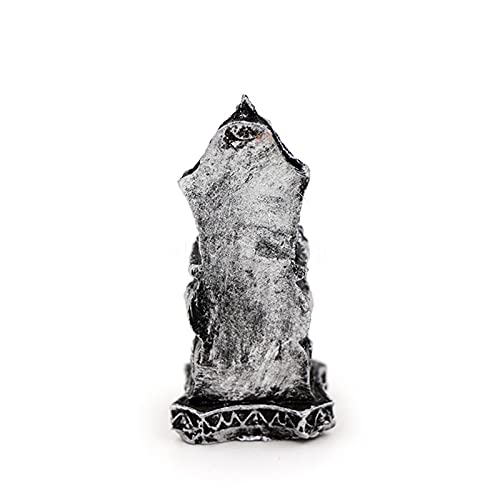 Skull Devil Throne Statues Decorations Aquarium Fish Tank Death Halloween Figurine Sculpture Reptile Turtle Lizard Tanks Terrarium Décor Ornament Pet
