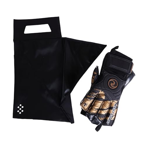 Salt Glove Bag Smell-Proof Durable Odor Containing Bag for Gloves - Size Small - Water-Resistant and Easy to Clean Smell Proof Bag - Black - size: Small