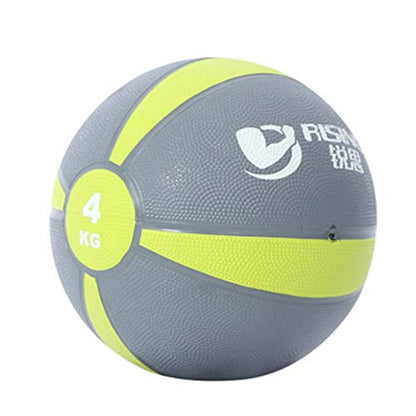 Medicine Balls Rubber Medicine Ball, Aerobic Core Training Elastic Fitness Ball, 1KG/2KG/3KG/4KG/5KG/6KG/7KG/8KG/9KG/10KG (Size : 4kg/8.8lbs) - size: 4kg/8.8lbs