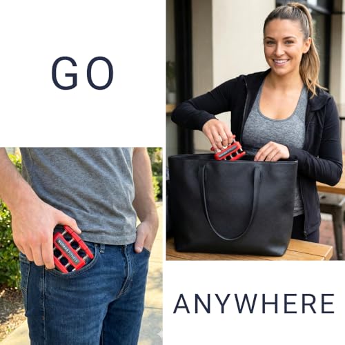 Grip Strength Trainer - Hand Strengthening Device, Forearm Strengthener, and Finger Trainer. Hand Gripper Strengthener and Guitar Finger Exerciser. - color: Lite