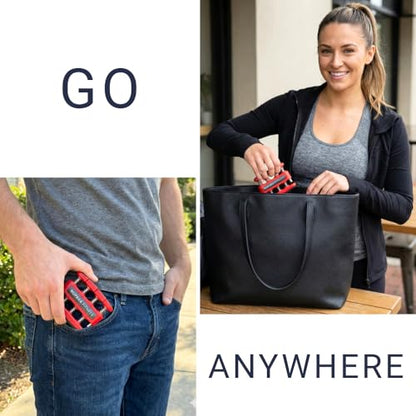 Grip Strength Trainer - Hand Strengthening Device, Forearm Strengthener, and Finger Trainer. Hand Gripper Strengthener and Guitar Finger Exerciser. - color: Lite