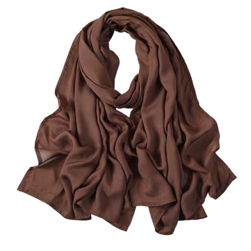 3PC Premium Modal Lightweight Hijab, Fashion Soft Head Scarf Shawl Wraps for Muslim Women Daily Wear - color: Series 2-off White/Light Mink/Mocha