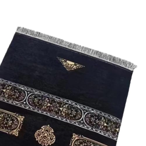 Islamic Mat Prayer Mat Lightweight Convenient with Rosary Beads for Muslims Islamic Travel Portable Praying Blanket Islamic Prayer Easy to Carry - color: B