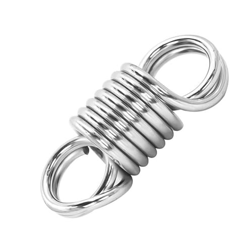 Aoneky Heavy Duty Punching Bag Spring - 300lb Capacity All-Steel Construction with Vibration Absorption, Top/Bottom Mount for 75-300lbs Boxing Bags (Safety Locked Ends)