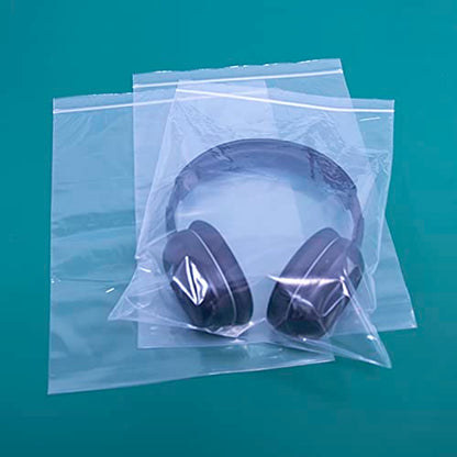 iMailer - 100 Count - 9" x 12" Zip Bags - Clear Reclosable Zip Plastic Poly Bags with Resealable Lock Seal Zipper for Art Prints, A4, Letter Sized Documents, Clothing (Pack of 2) - size: 9" x 12" (Pack of 2)