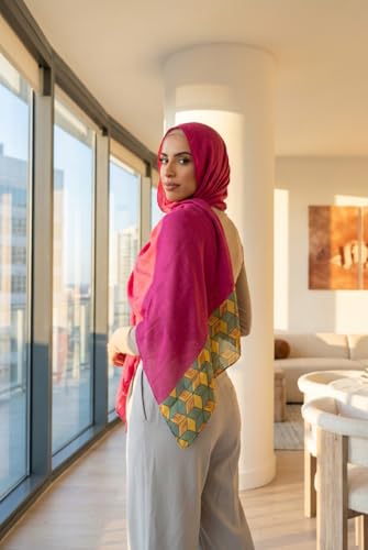 Stylish Premium Modal Viscose Hijabs for Women - color: Anime Cube
