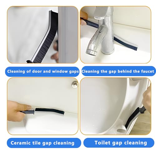 11 Pack Cleaning Brush Set for Kitchen and Bathroom Gap Crevice Stove Sink Window Track Household Cleaning Tools - color: Multicolor