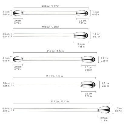 11 Pcs Lab Micro Spoon and Spatula Set, Stainless Steel Double-Ended Lab Spatulas Sampling Spoons Micro Scoopulas Weighting Set