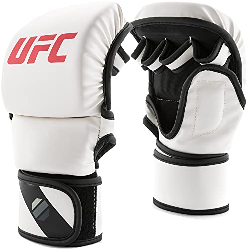 UFC 8oz MMA Sparring Gloves - color: White, size: Small-Medium