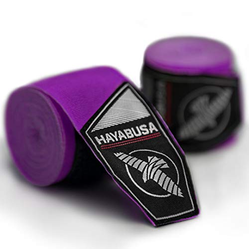 Hayabusa Boxing Hand Wraps Perfect Stretch 4.0 for Men & Women - color: Purple