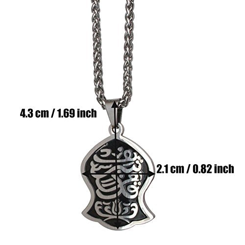 Hanging Muslim Muhammad Pendant Necklace Nalayn Sandal of Prophet Muhammad Islam Jewelry
