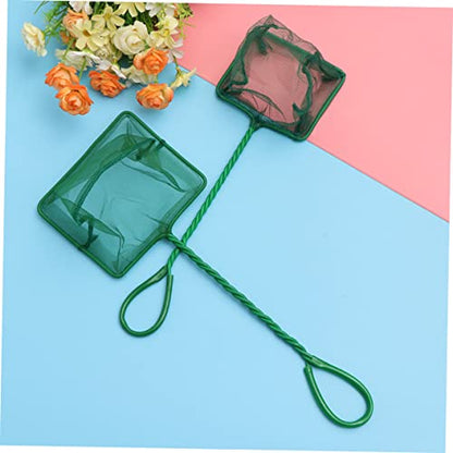 3pcs Fish Net Swimming Pool Leaf Net Crab Nets Net to Catch Small Fish Pool Cleaning Net Fish Aquariums