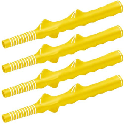 Arrowbash Golf Training Grip Right Handed Swing Grip Trainer Aid Tool for Men Club Accessories - color: Yellow