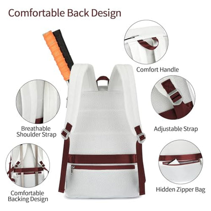 gym duffel bag backpack wrestling bag with shoe compartment 4 kinds of back method waterproof sports walking laptop - color: D-magenta Red