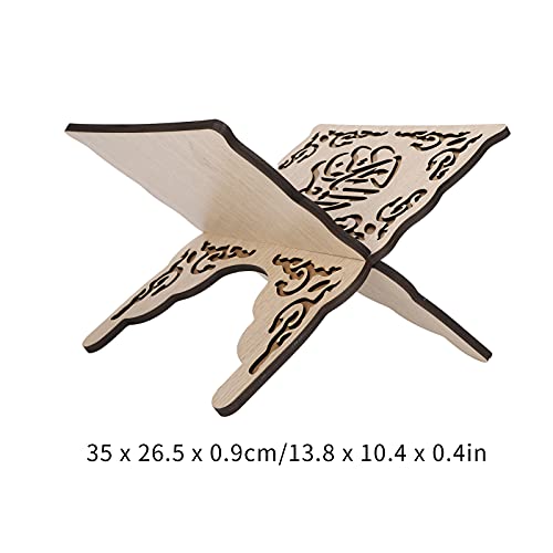 Quran Folding Stand, Quran Holders Muslim Prayer Book Quran Stand Muslim Stand for Practical Home Decoration