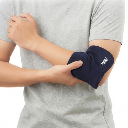 Rapid Relief Gel Soft Flexible Ice Packs for Injuries - Reusable Freezer Cold Pack, Cold Compress & Cooling Gel Pad for Face, Shoulder, Hip, Leg, Arm, Ankle & Foot Injury 5 x 11 Inch Single Pack - size: Small (Pack of 1)