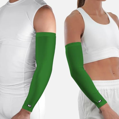 Solid Arm Sleeve - color: Hue Green, size: Small-Medium