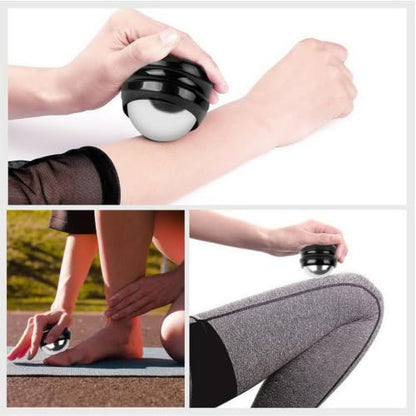 Massage Ice Roller Ball Cold & Heat Therapy Tight and Sore Muscles Relief | Plantar Fasciitis Roller Manual Massager, for Neck, Shoulders, Back, Calves, Feet, with Storage Bag, Sports Relaxations Gifts