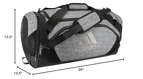 adidas Unisex Team Issue Sports Duffel Bag for Men and Women - color: Jersey Onix Grey
